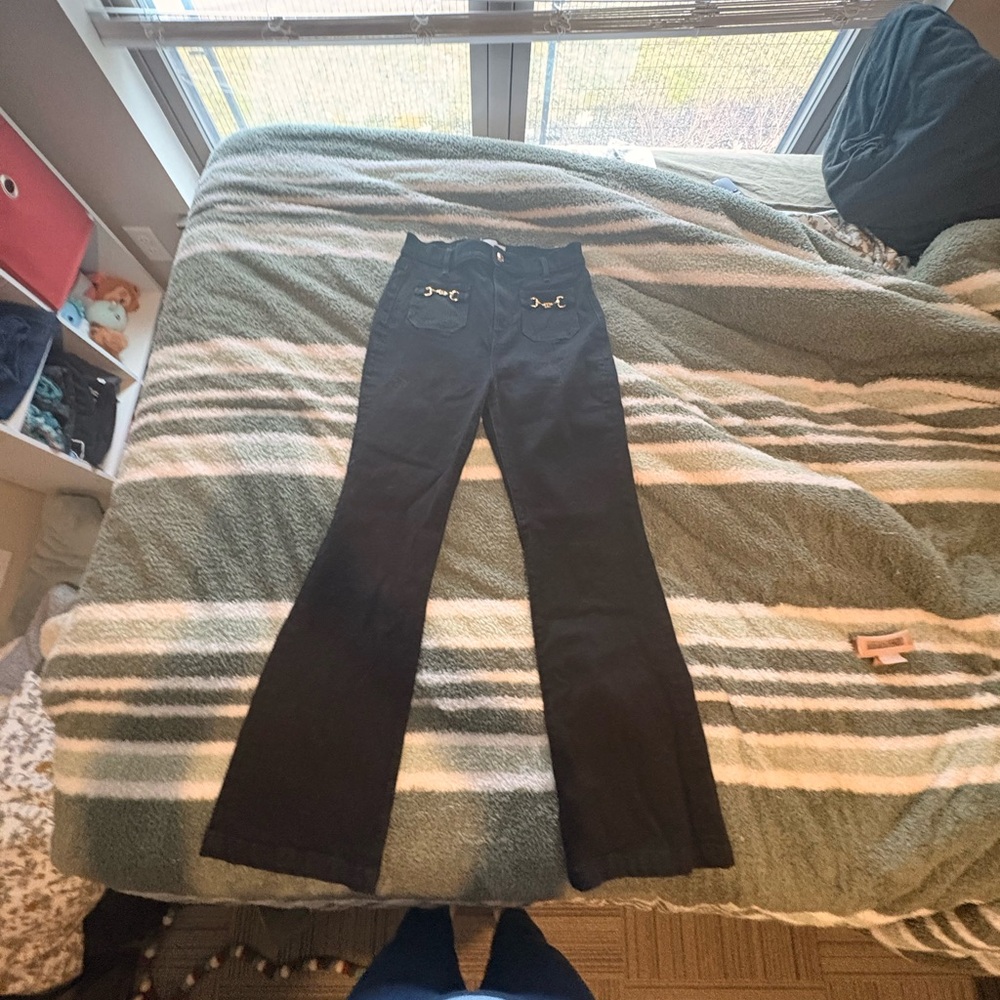 LOFT Black Flare & Wide Leg Jeans